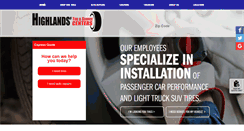 Desktop Screenshot of highlandstire.com